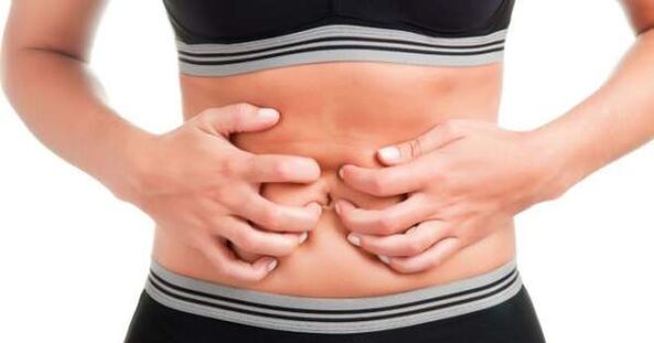Ból brzucha z powodu obecności pasożytów w jelitach